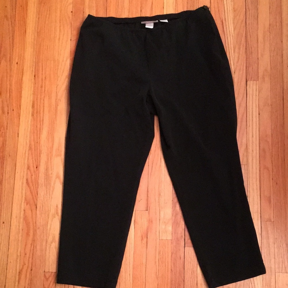 Vintage mom pants plus size cotton tapered ankle​